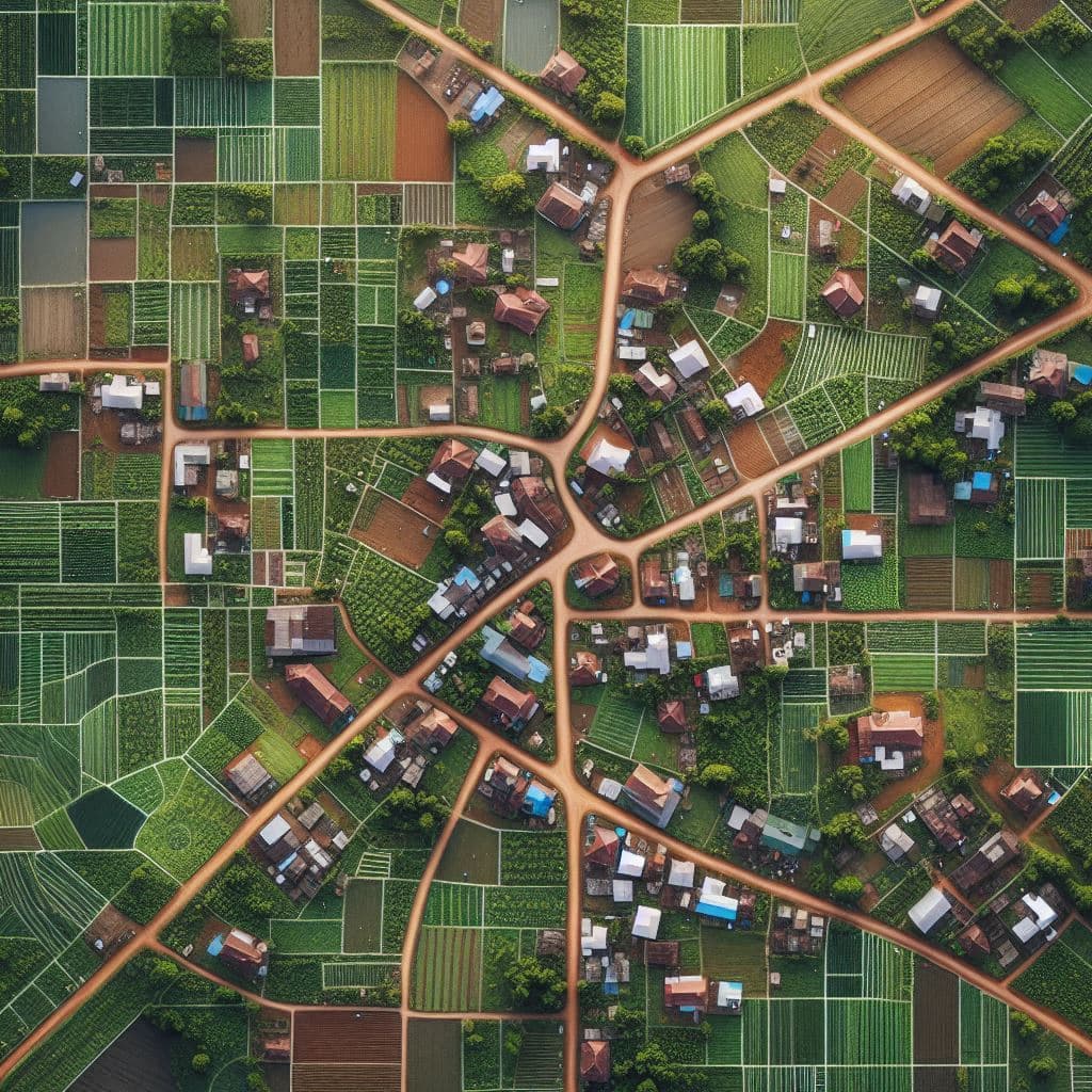 High-resolution aerial data collection.